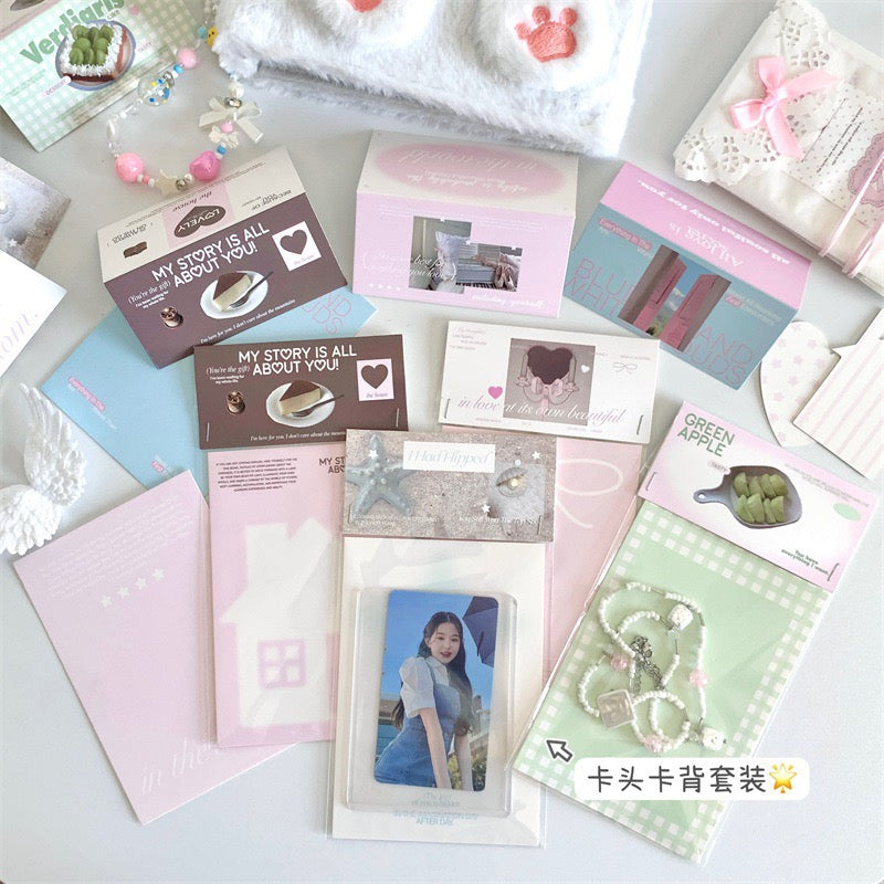 PK002紙ヘッダー付き袋|5セット150円