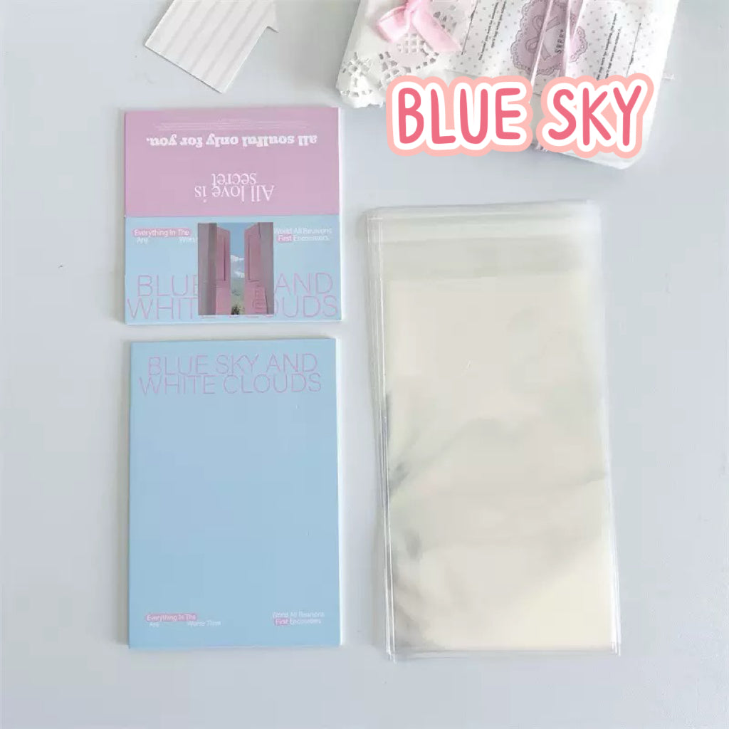 PK002紙ヘッダー付き袋|5セット150円