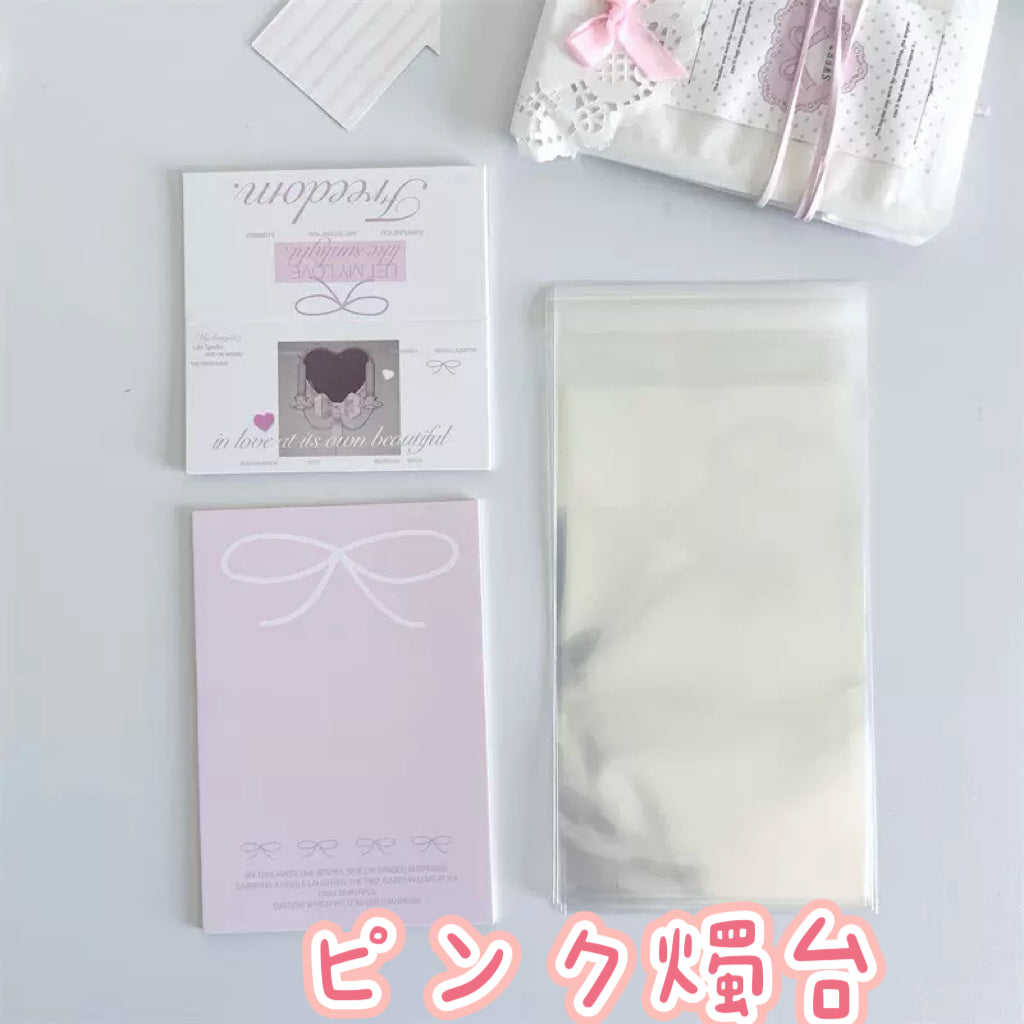 PK002紙ヘッダー付き袋|5セット150円