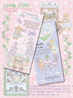 SET003Spring Letter デザインペーパー＆ステッカーセット｜15枚入り