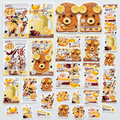 SET001バナナベア コラージュ素材セット｜24枚入り